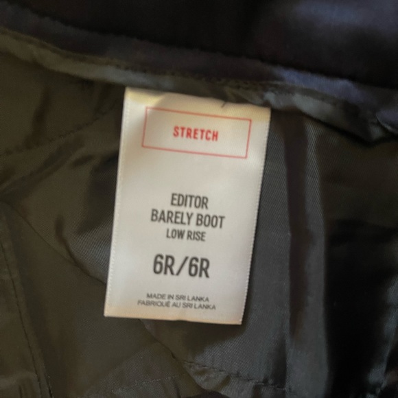 Express Navy Editor Barely Boot Pants - Picture 3 of 3